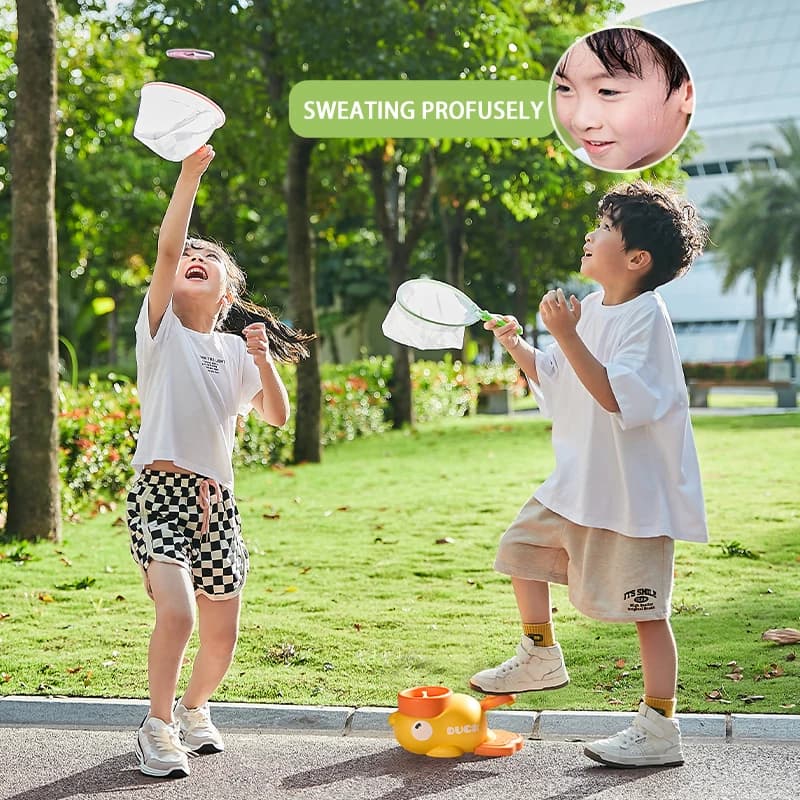 Foot Step On Flying Disc Air Rocket Launcher Saucer Jump Sport Game Elephant Duck Style Outdoor  Propeller Garden Children Toy - 5