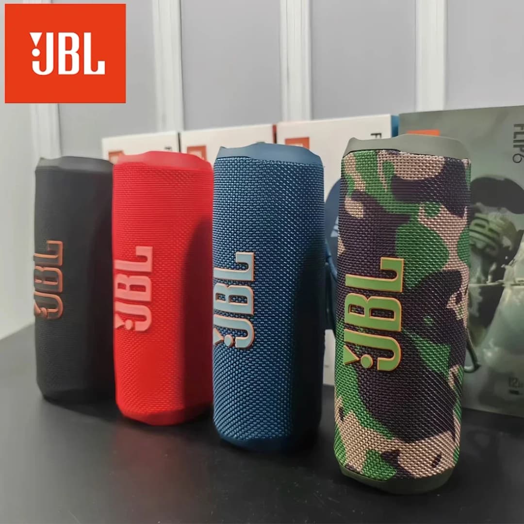سماعة JBL Flip 6 المحمولة اللاسلكية بتقنية البلوتوث - متينة مقاومة للماء مع صوت محسن ومكبرات صوت عالية التردد مستقلة - 2