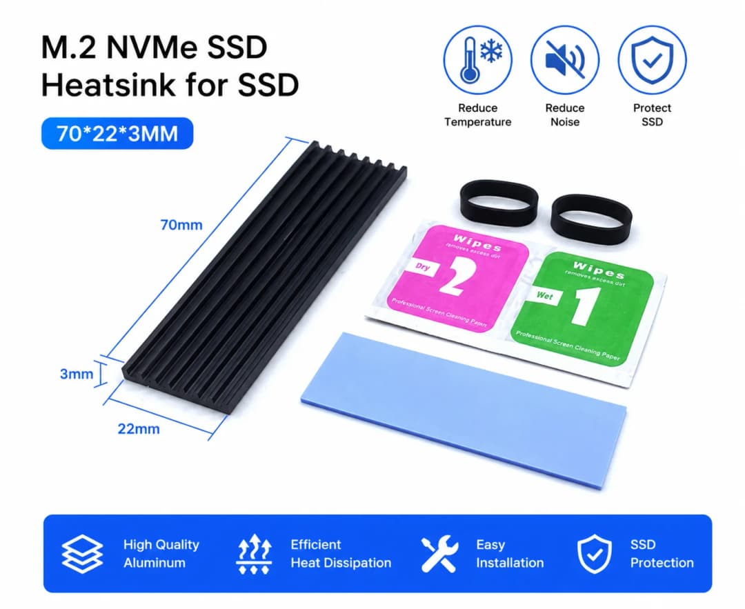 قرص صلب داخلي للألعاب Crucial T500 بسعة 1 تيرا بايت، الجيل الرابع NVMe M.2، سرعة 7300 ميجا بايت/ثانية، متوافق مع PS5 وأجهزة الكمبيوتر المحمولة، طراز CT1000T500SSD8، أصلي من الشركة المصنعة - 6