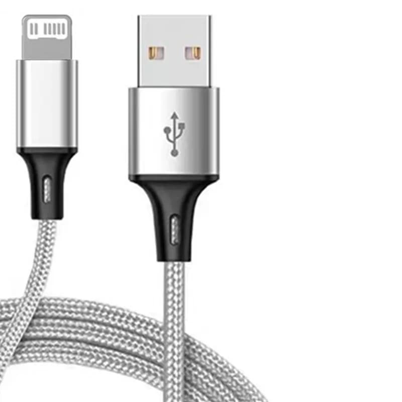 كابل شحن و مزامنة بيانات USB بطول 20 سم و0.5 متر و1 متر و2 متر و3 متر لهواتف آيفون 14 و13 و12 و11 برو وXR وXS MAX و5 و6 و7 و8 بلس وآيباد ميني وآير 2 - 4