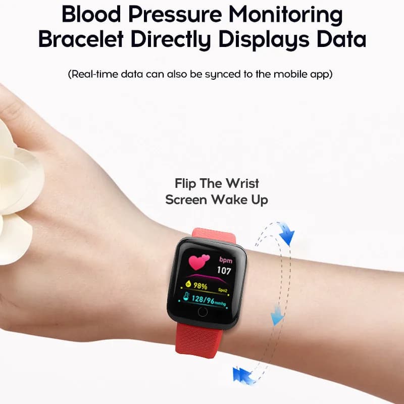 116plus Smart Watch Men and Women Full Touch Screen Sport Fitness Watch Man IP67 Waterproof Bluetooth For Ios Android Smartwatch - 3