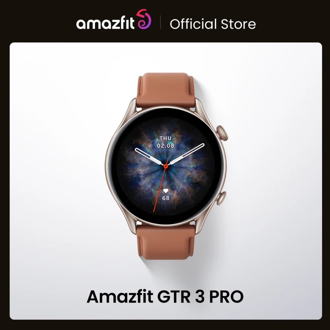 ساعة ذكية Amazfit GTR 3 Pro مقاس 46 ملم مع مساعد Alexa وGPS مدمج
