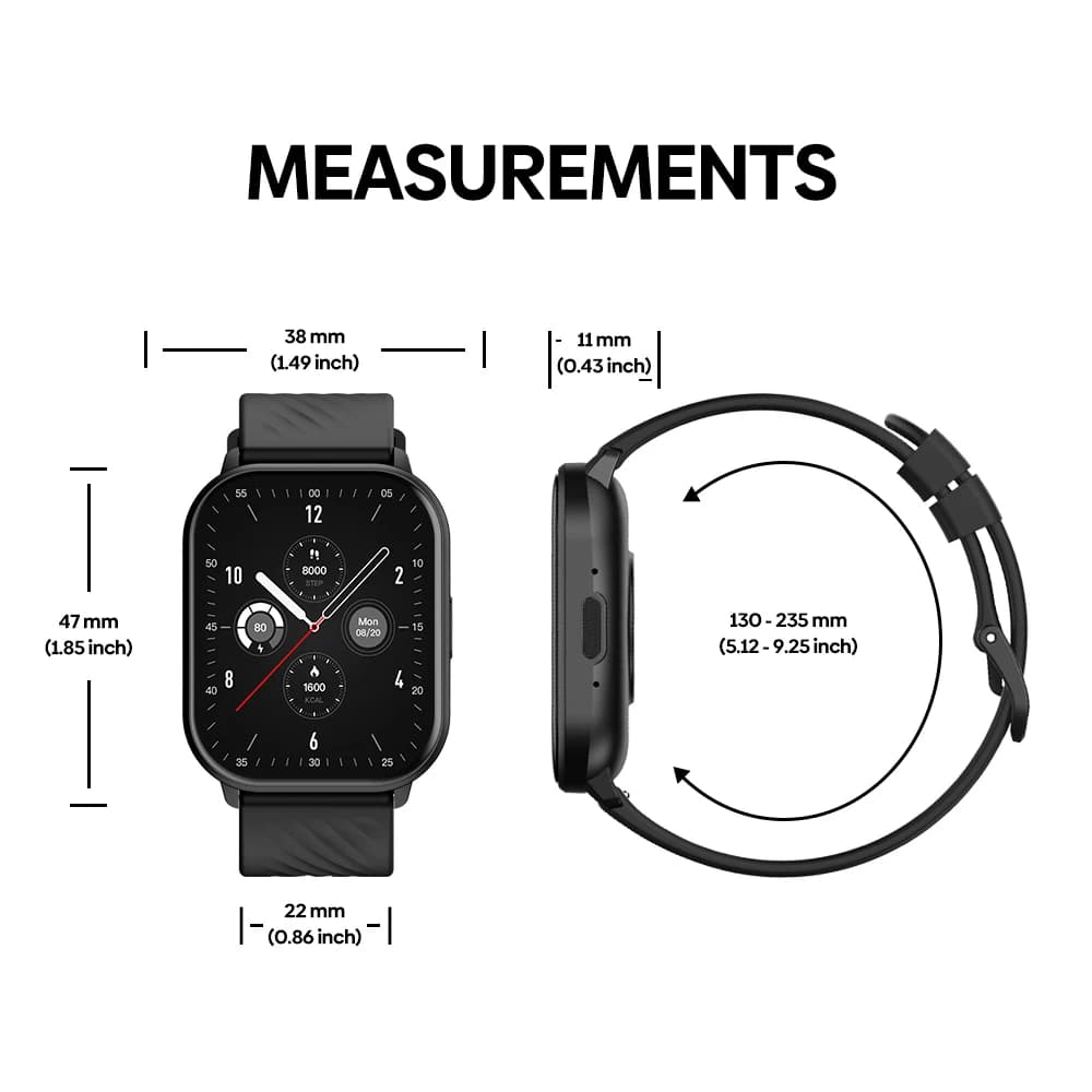 New Zeblaze GTS 3 Voice Calling Smart Watch Ultra-big 2.03'' HD Screen 24H Health Monitor 100+ Sports Modes 200+ Watch Faces - 6