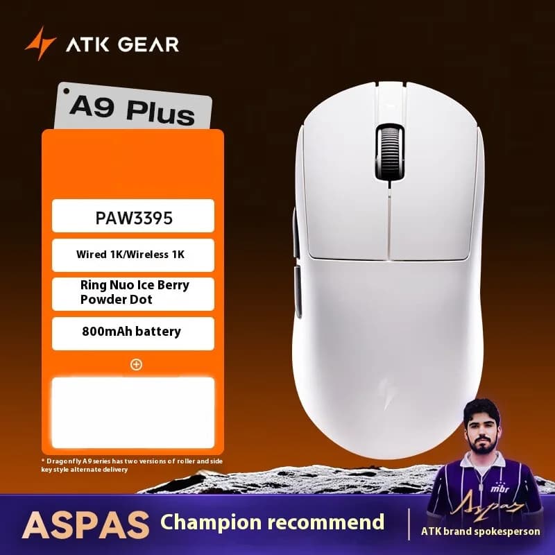 ATK A9 Ultra Wireless Gaming Mouse A9/A9 SE/A9 Plus/A9 Pro Tri-Mode 8K 53g Lightweight E-sports Gaming Mouse PC Custom Accessory - 5