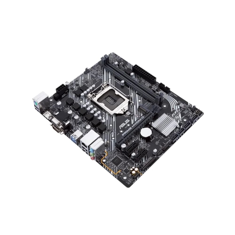 ASUS PRIME H410M-D LGA1200 Motherboard for 10th Gen Intel Core, Supports M.2 SSD and DDR4 - 3