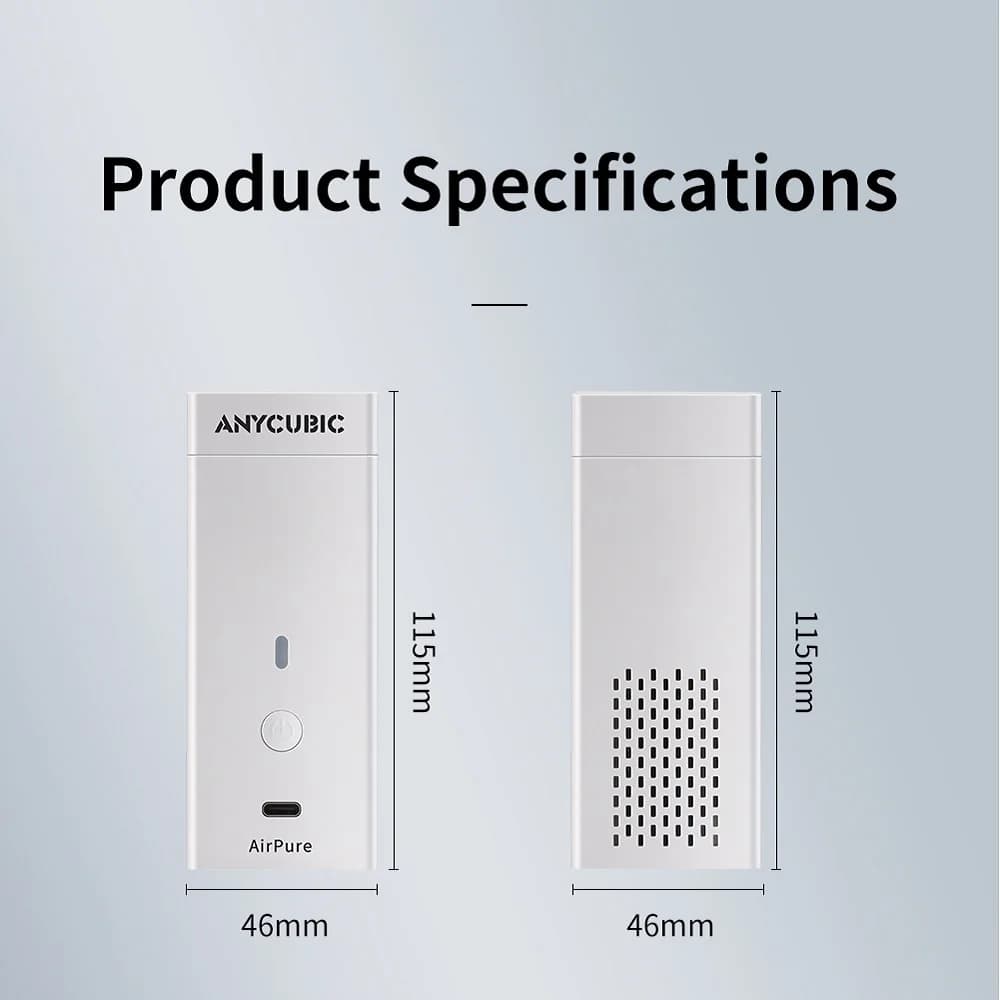 ANYCUBIC 3D Printer Parts Air Purifier 2 pcs/lot 3d Printers Accessory for Photon Series Photon LCD 3D Printers - 5