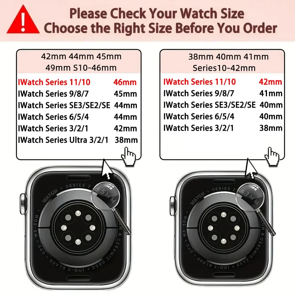 حزام سيليكون لأساور ساعة أبل 46مم 44مم 45مم 40مم 42مم 41مم سوار رياضي سلسلة iWatch 11 10 SE 9 8 7 6 5 - 6
