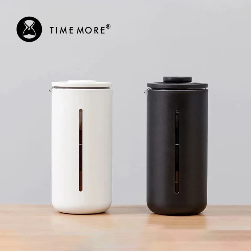 TIMEMORE French press coffee press,Coffee Maker Tea Maker,450ml,15 Ounce,high density stainless steel mesh heat resistant glass - 2