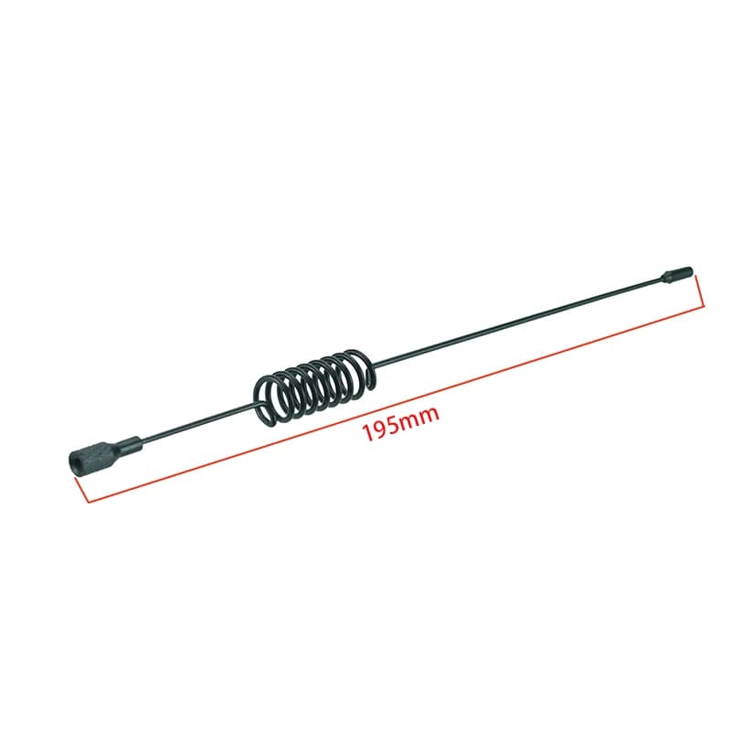 1Pcs Metal Decorative Antenna 122mm-290mm for 1/10 1/18 1/24 RC Crawler Car Traxxas TRX4 Defender TRX4-M Bronco AXIAL SCX24 Part - 4