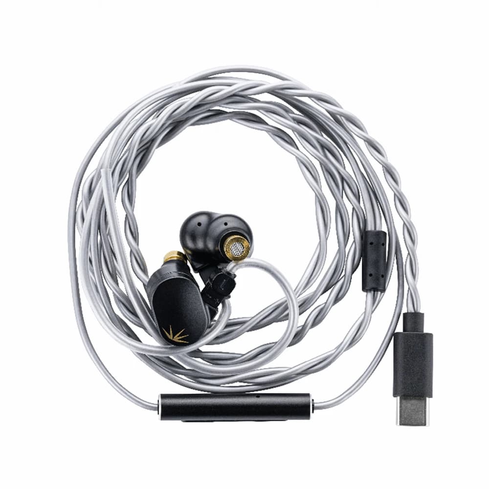 سماعات أذن MOONDROP Chu II DSP، مشغل ديناميكي 10mm، أداء عالي، سلكية، TYPE-C، مع ميكروفون