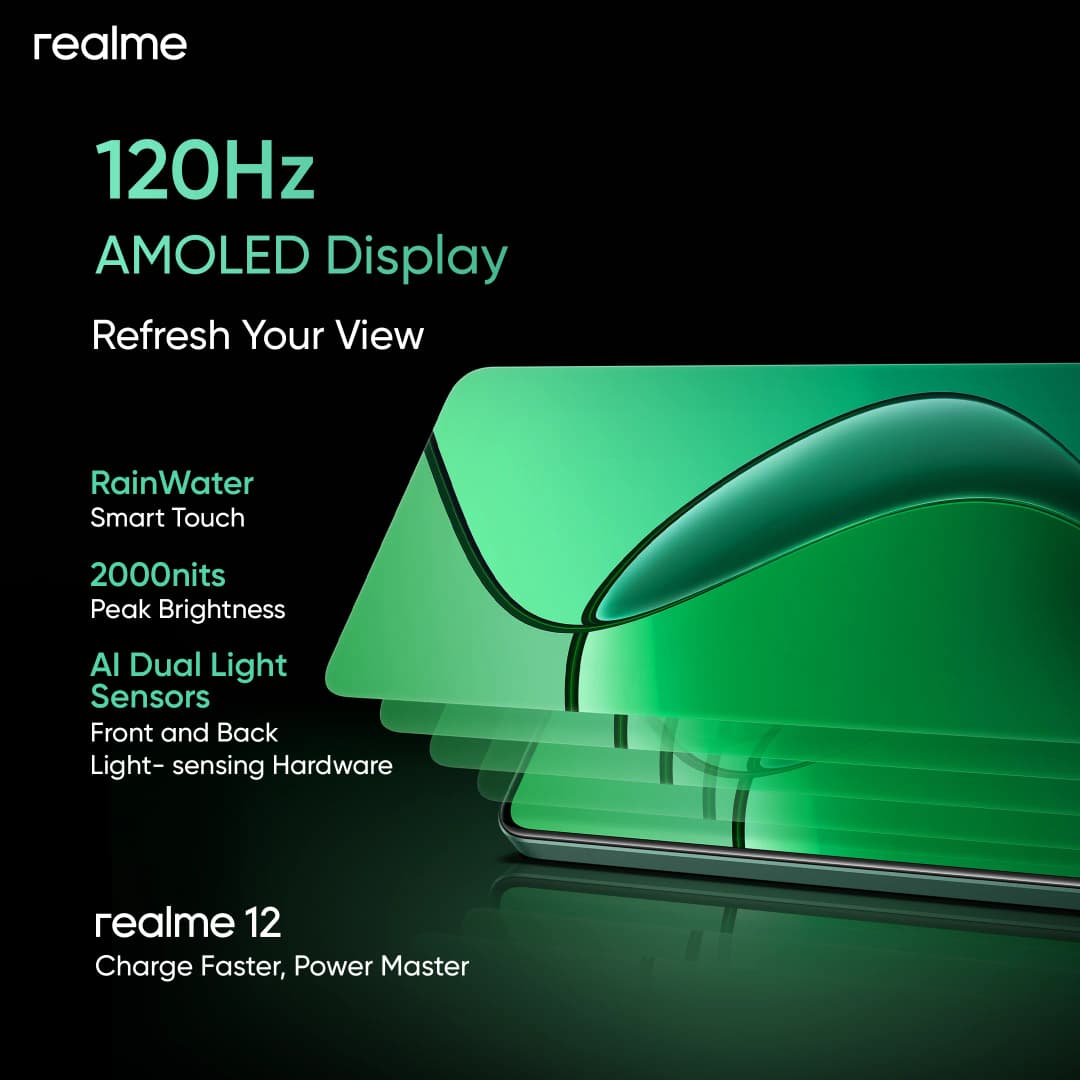 [Clearance Sale] realme 12 4G Smartphone 50MP Sony OIS Camera Snapdragon 685 Processor 6.67"120Hz AMOLED Display 67W Charge NFC - 5
