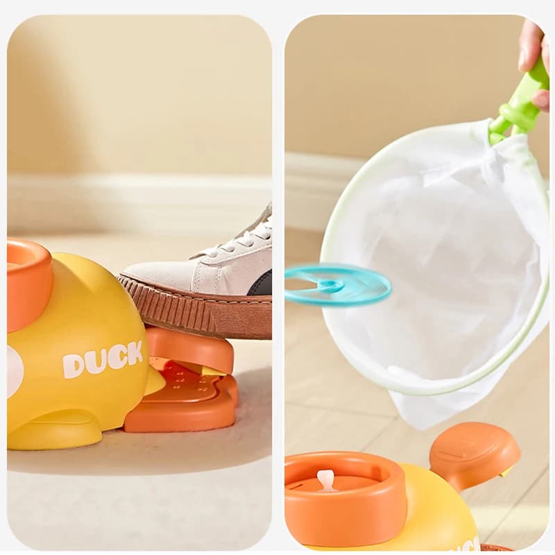 Launcher Air Saucer Rocket Games Sports Child Flying Disc Air Bounce Pokes Propeller Duck Elephant for Children Outdoor Toys - 4