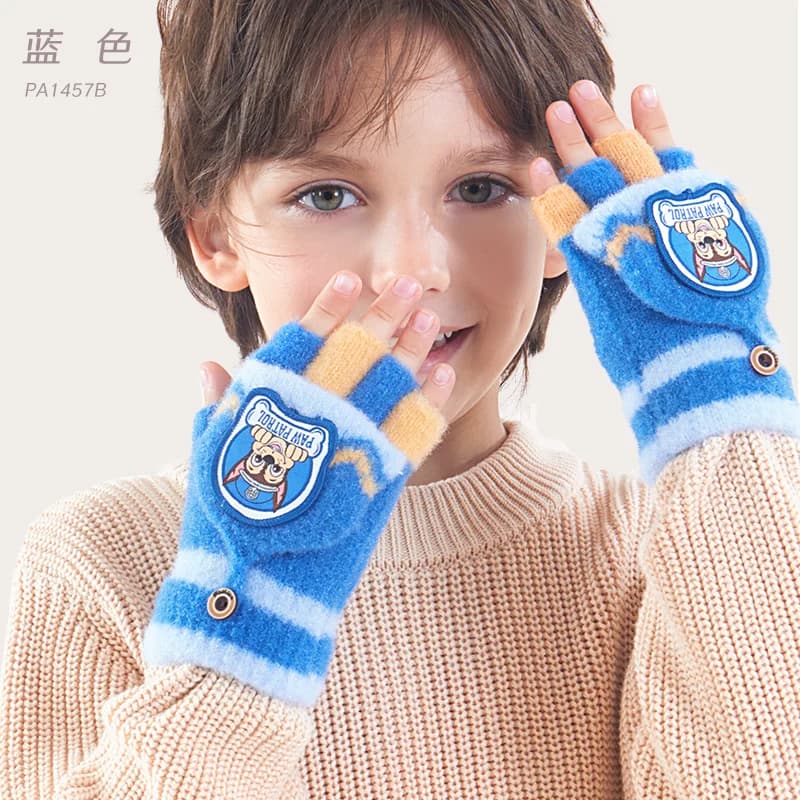 Genuine Paw Patrol Winter KIDS Glove Chase Marshall Skye Everest Rubble Zuma Rocky Ryder Children Mittens Christmas Gift 2-6T - 3