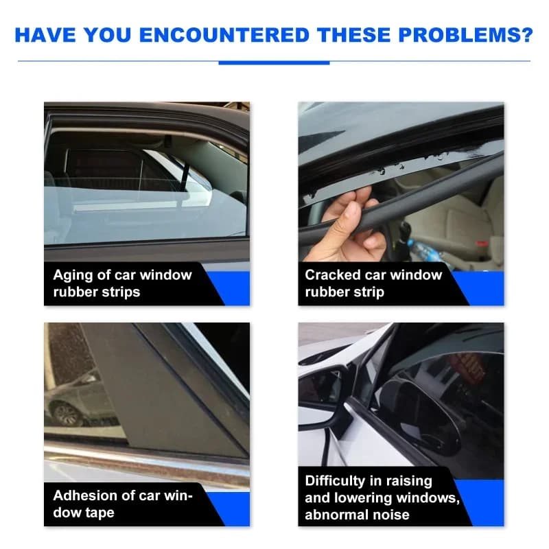 60ml Window Lubricant Rubber Door Rubber Strip Car Softening Maintenance Eliminates Noise Universal Car Products - 3