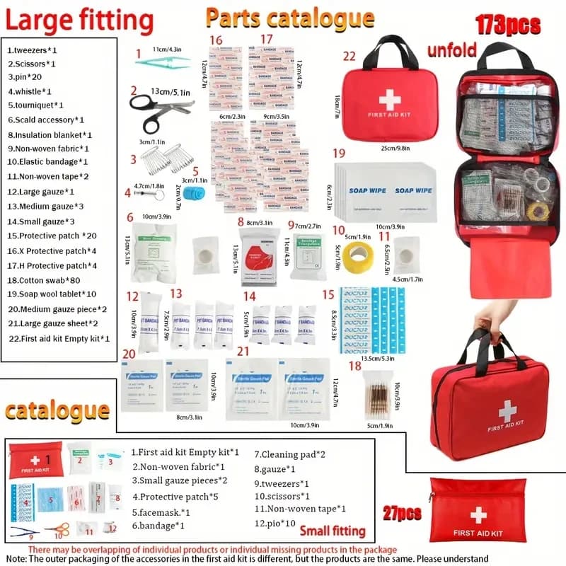 Car portable first aid kit portable first aid kit health kit - 3