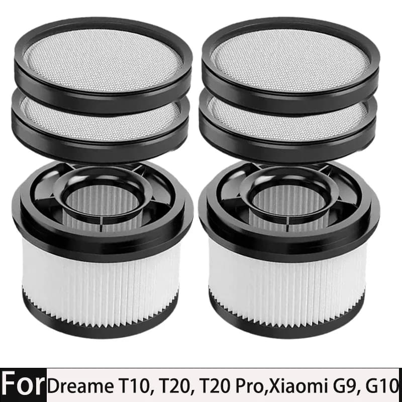 Dreame T10 / T20 / T20 Pro / T30 / T30 Neo / R10 / R10 Pro / R20, For Xiaomi G9 / G10 Replacement Parts Pre Post Filter