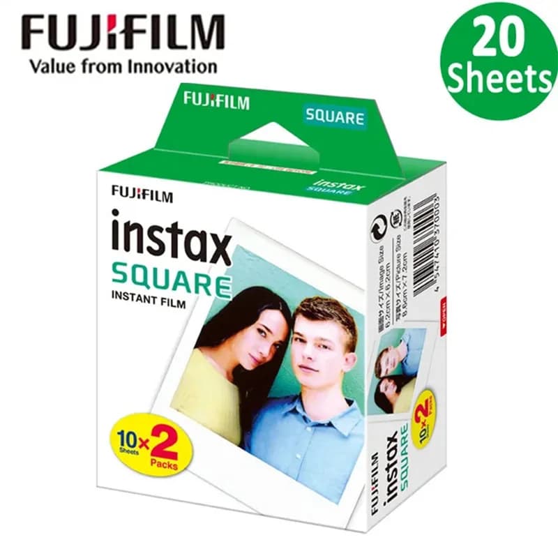 10-100 ورقة فوجيفيلم إنستاكس سكوير فيلم أبيض/أسود حواف ورق صور لكاميرا إنستاكس SQ1 SQ10 SQ6 SQ20 SQ40 طابعة لينك - 2