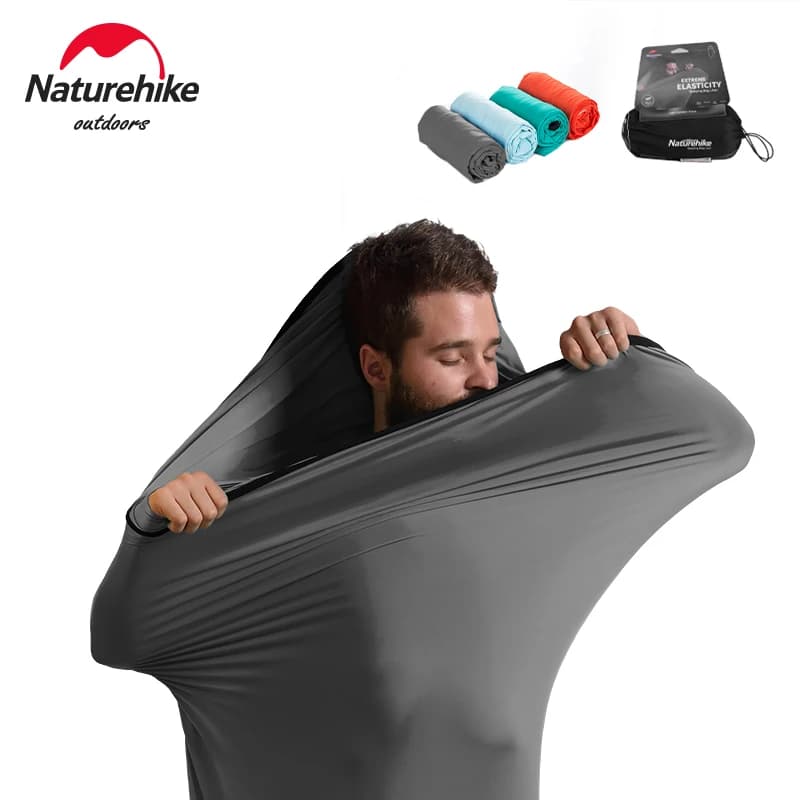 بطانة كيس نوم من Naturehike خفيفة الوزن ومرنة مناسبة للتخييم والسفر