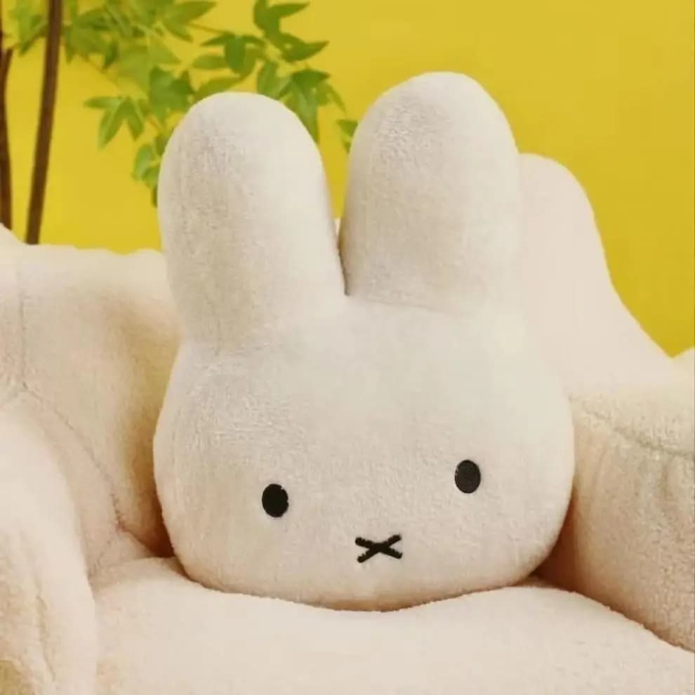 ميفي عيون سوداء لطيف دمية ألعاب من نسيج مخملي Kawaii السرير وسادة لينة مريحة وسادة أريكة وسادة دمى هدايا لفتاة وصبي - 5
