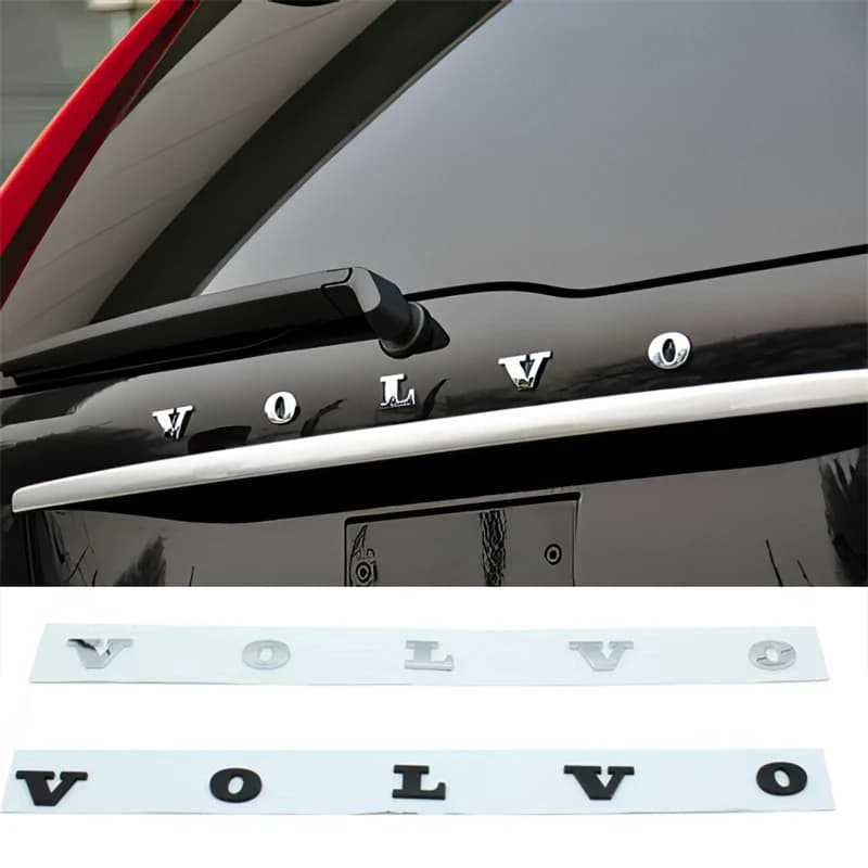 ملصقات معدنية لشعار سيارة فولفو لصندوق السيارة لسيارات Xc60 Xc90 V40 V60 S60 V50 V90 S80 C40 XC40 V70 XC70 C30 C70 Rdesign - 5