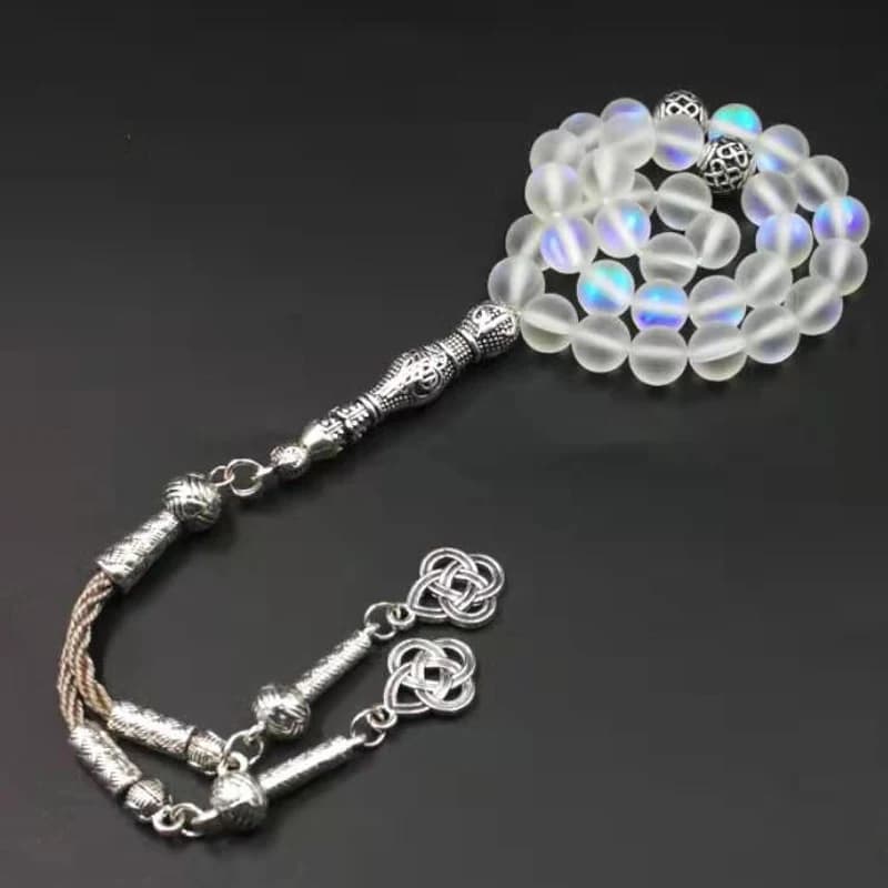 Austrian Crystal tasbih 33 66 99 beads with Metal tassel New style Crystal women prayer beads gift Muslim Rosary - 3