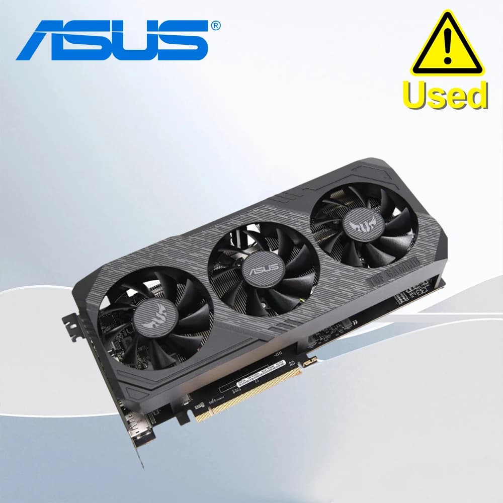 بطاقة رسومات ASUS TUF-RX 5600 XT-O6G بسعة GDDR6 و PCI Express 4.0 ومنفذ HDMI ومنفذ DisplayPort
